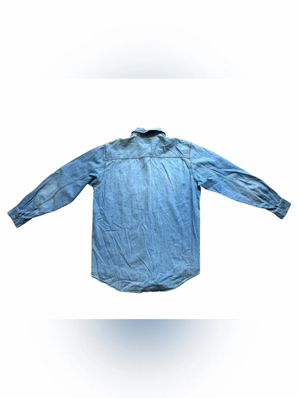 Levi’s Red Tab Denim Button Up Shirt Men’s L Oversized Vintage 90s Grunge